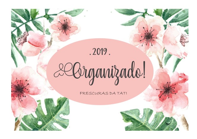 Capa planner 2019 - Capa rosa claro