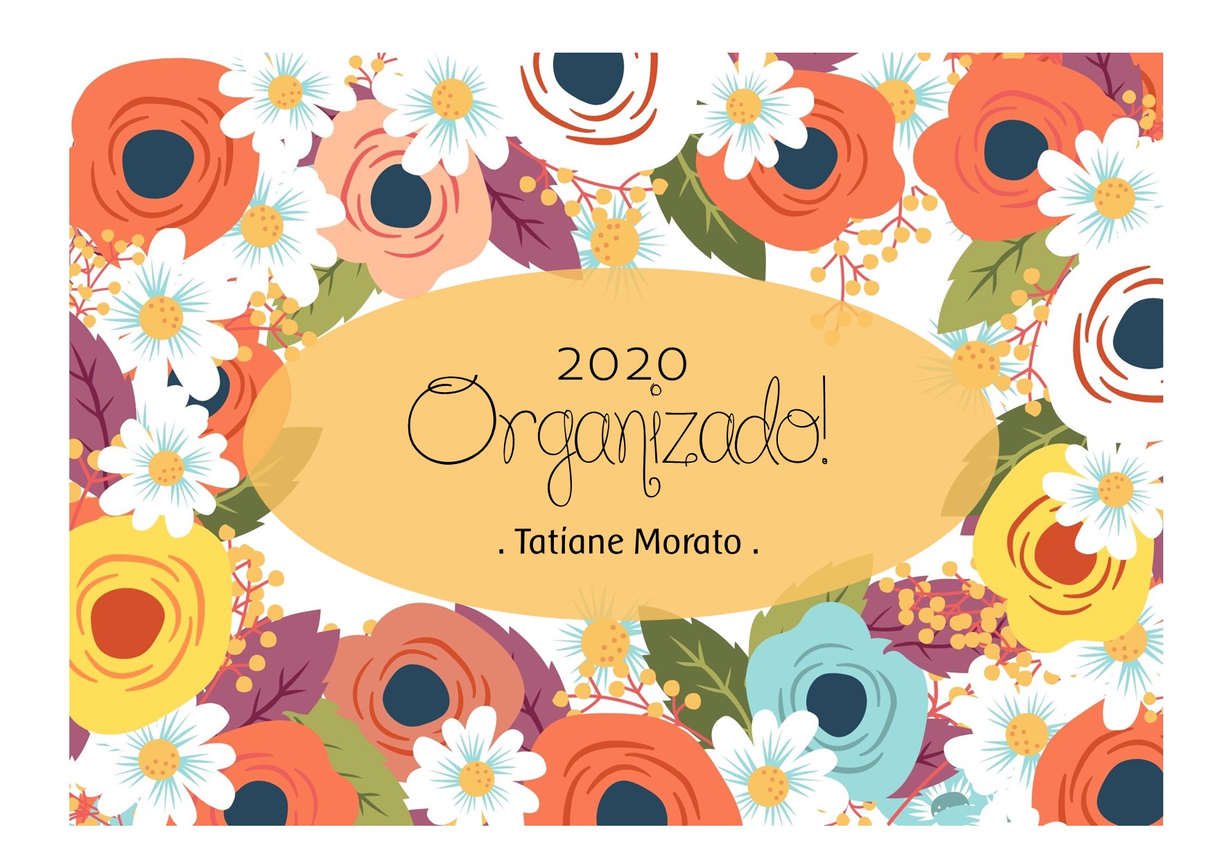 Capa Planner 2020 amarelo